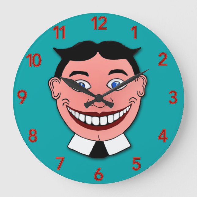 Reloj Redondo Grande Atracciones del Tillie Asbury NJ Park Palace (Anverso)