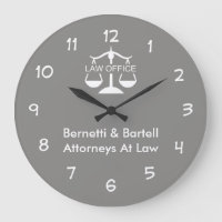 Attorney Office Business Wall Clocks