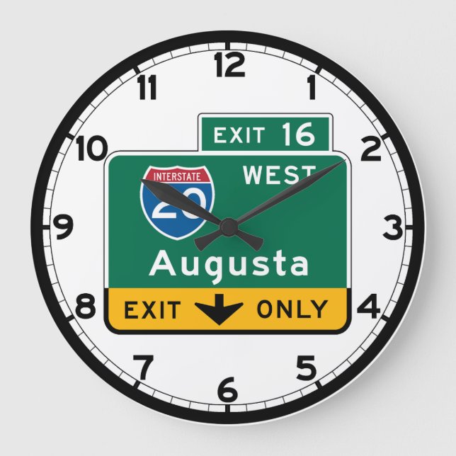 Reloj Redondo Grande Augusta, Rótulo GA Road (Anverso)