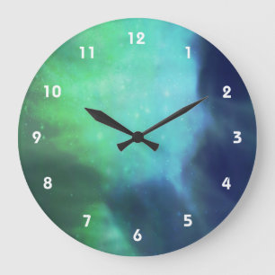 Reloj Redondo Grande Aurora boreal/aurora Borealis