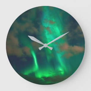 Reloj Redondo Grande Aurora Borealis