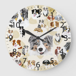 Reloj Redondo Grande Aussie Collage