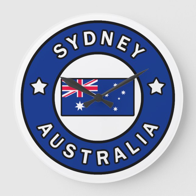 Reloj Redondo Grande Australia (Anverso)