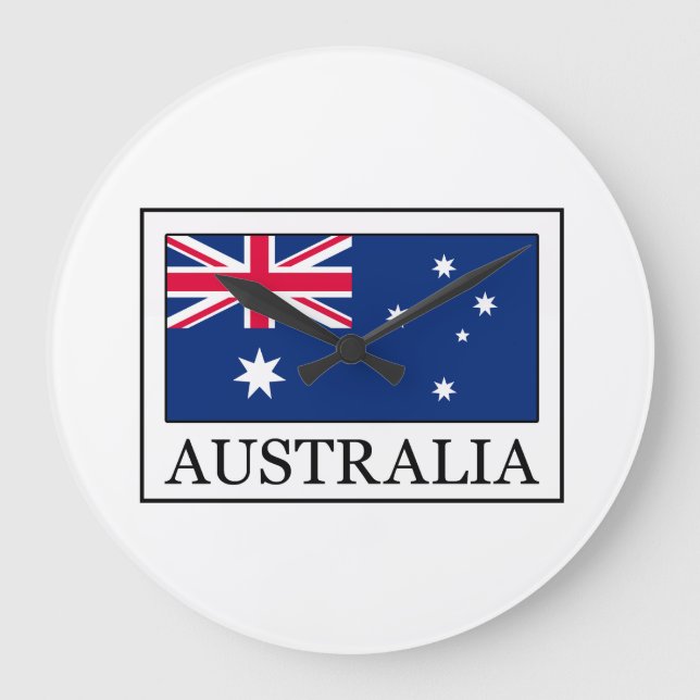Reloj Redondo Grande Australia (Anverso)