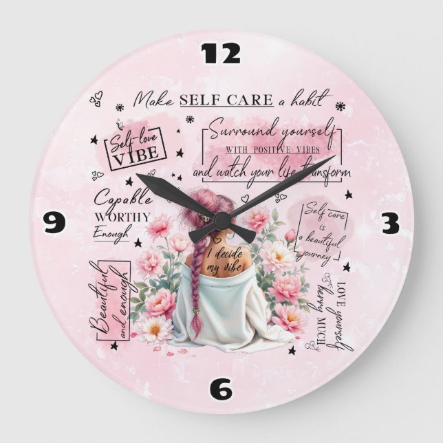 Reloj Redondo Grande Autoamor (Anverso)