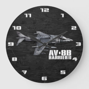 Reloj Redondo Grande AV-8B Harrier II