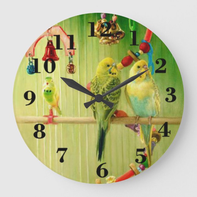 Reloj Redondo Grande Aves (Anverso)