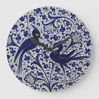 Aves de amor Blue White Gold de estilo italiano
