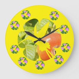 Reloj Redondo Grande aves grandiosas