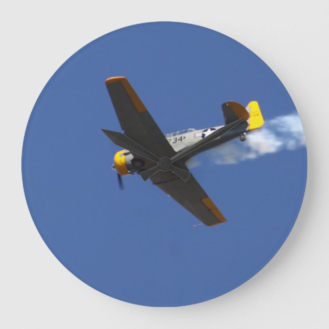 Reloj Redondo Grande Avión de guerra (Anverso)