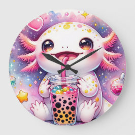 Reloj Redondo Grande Axolotl