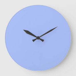 Reloj Redondo Grande Azul Lavanda Pastel
