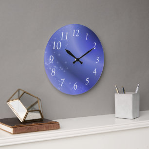 Reloj Redondo Grande Azul Marga