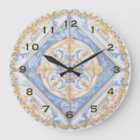 Azul Oro blanco Talavera Azulejo apariencia Muro R