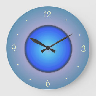 Reloj Redondo Grande Azul/reloj redondos de Aqua>Wall