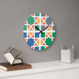 Reloj Redondo Grande Azulejos Andaluzas 4