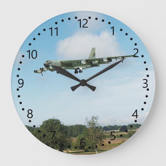 Reloj Redondo Grande B52 Stratofortress-1 (Anverso)