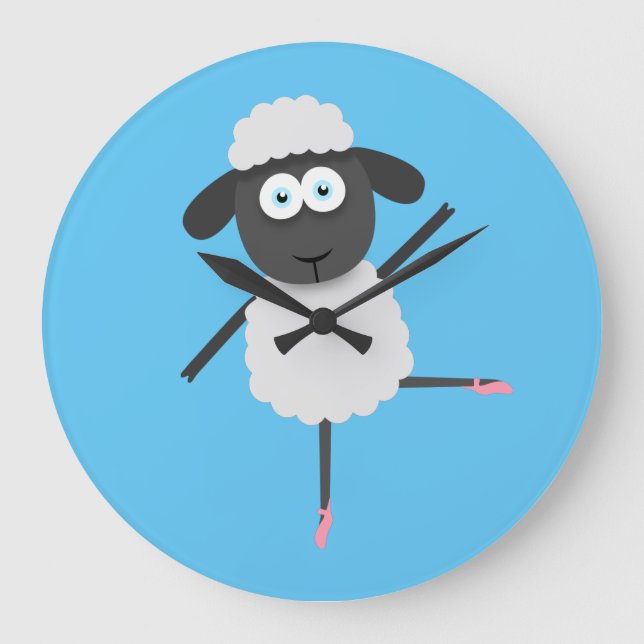 Reloj Redondo Grande Baaa llerina (Anverso)