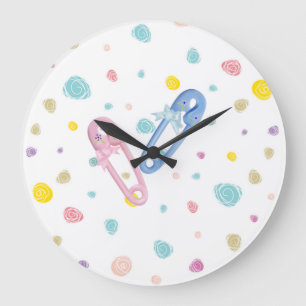 Reloj Redondo Grande Baby Room Wall Clock