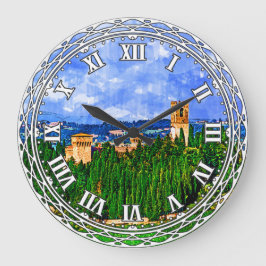 Reloj Redondo Grande Badia A Passignano. Chianti. Toscana. Italia.