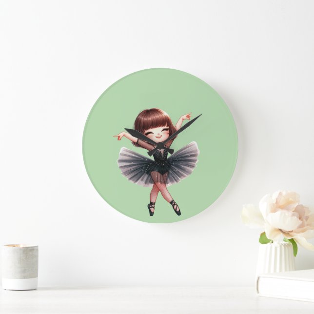 Reloj Redondo Grande Bailarín de ballet (Hogar)