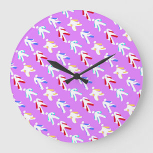 Reloj Redondo Grande Bailarinas