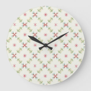 Reloj Redondo Grande Baile Pastel Garden
