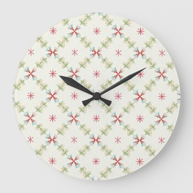 Reloj Redondo Grande Baile Pastel Garden (Anverso)