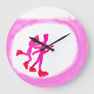 Reloj Redondo Grande Ballet de Hielo