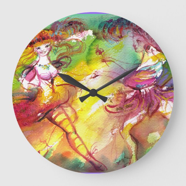 Reloj Redondo Grande BALLETA DE CARNAVAL / Mascarada veneciana, música  (Anverso)