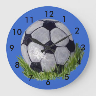 Reloj Redondo Grande Balón de fútbol