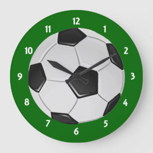 Reloj Redondo Grande Balón de fútbol americano o de asociación