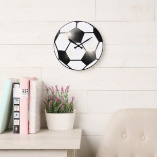 Reloj Redondo Grande Balón de fútbol deporte