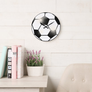 Reloj Redondo Grande Balón de fútbol deporte