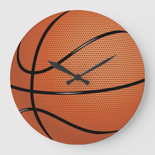 Reloj Redondo Grande Baloncesto (Anverso)