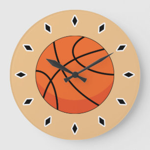 Reloj Redondo Grande Baloncesto personalizado
