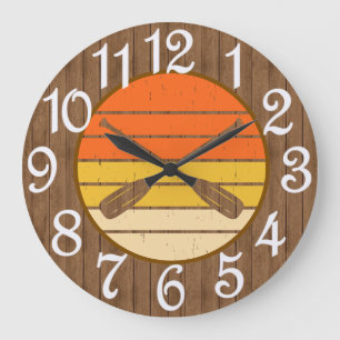 Reloj Redondo Grande Balsismo Rústico