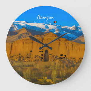 Reloj Redondo Grande Bamyan, Afganistán - Valle del acantilado de Buda