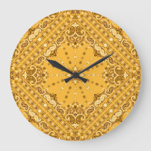 Reloj Redondo Grande Bandana Boho: El renacimiento de la impresión Pais