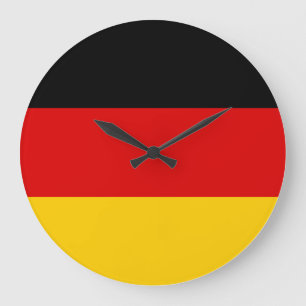 Reloj Redondo Grande Bandera alemana