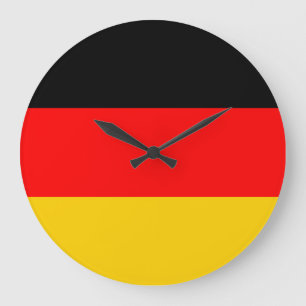 Reloj Redondo Grande Bandera de Alemania