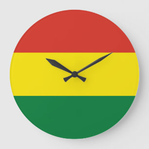Reloj Redondo Grande Bandera de Bolivia (Bolivia)