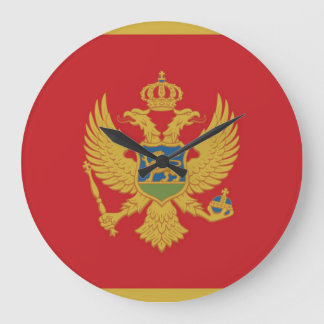 Reloj Redondo Grande Bandera de Chipre grande