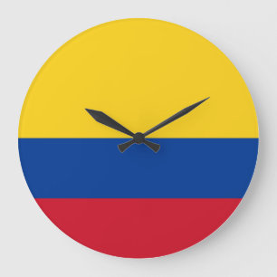 Reloj Redondo Grande Bandera de Colombia (Colombia)