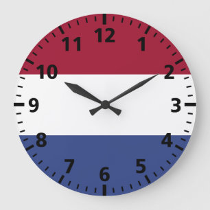 Reloj Redondo Grande Bandera holandesa