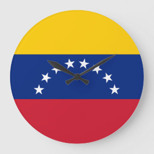 Reloj Redondo Grande Bandera venezolana
