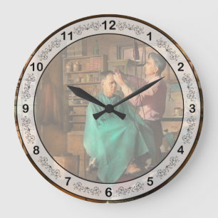 Reloj Redondo Grande Barbero - JH Parham Barbero y Notario Público 1941