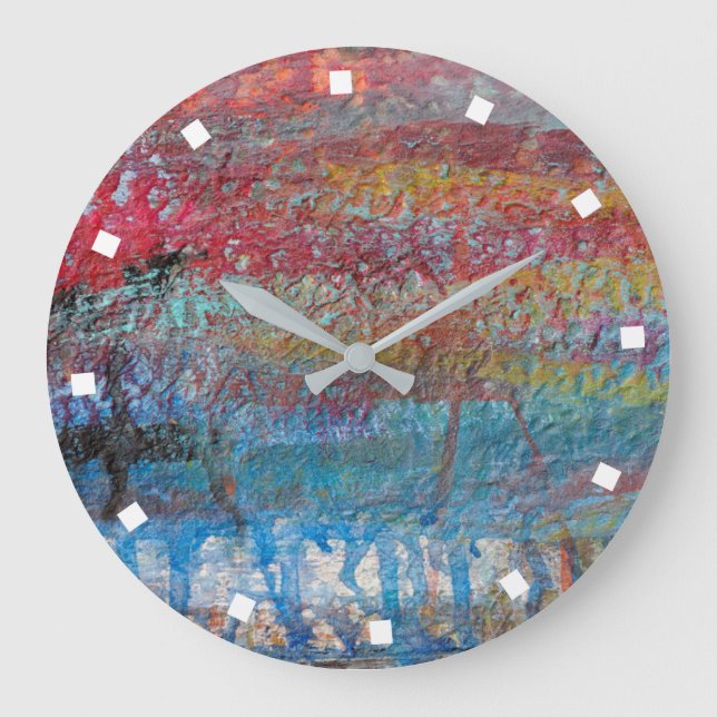 Reloj Redondo Grande Barco pesquero antiguo | Rockport, Massachusetts (Anverso)