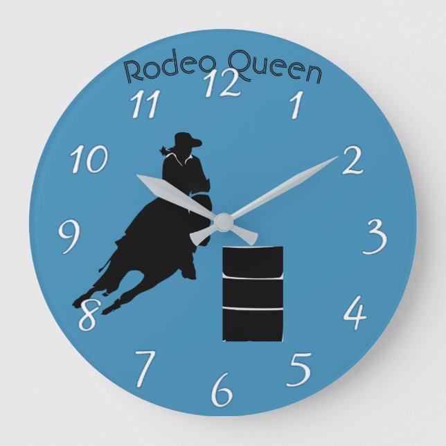 Reloj Redondo Grande Barrel Racer (Anverso)