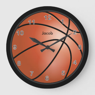 Reloj Redondo Grande Basketball